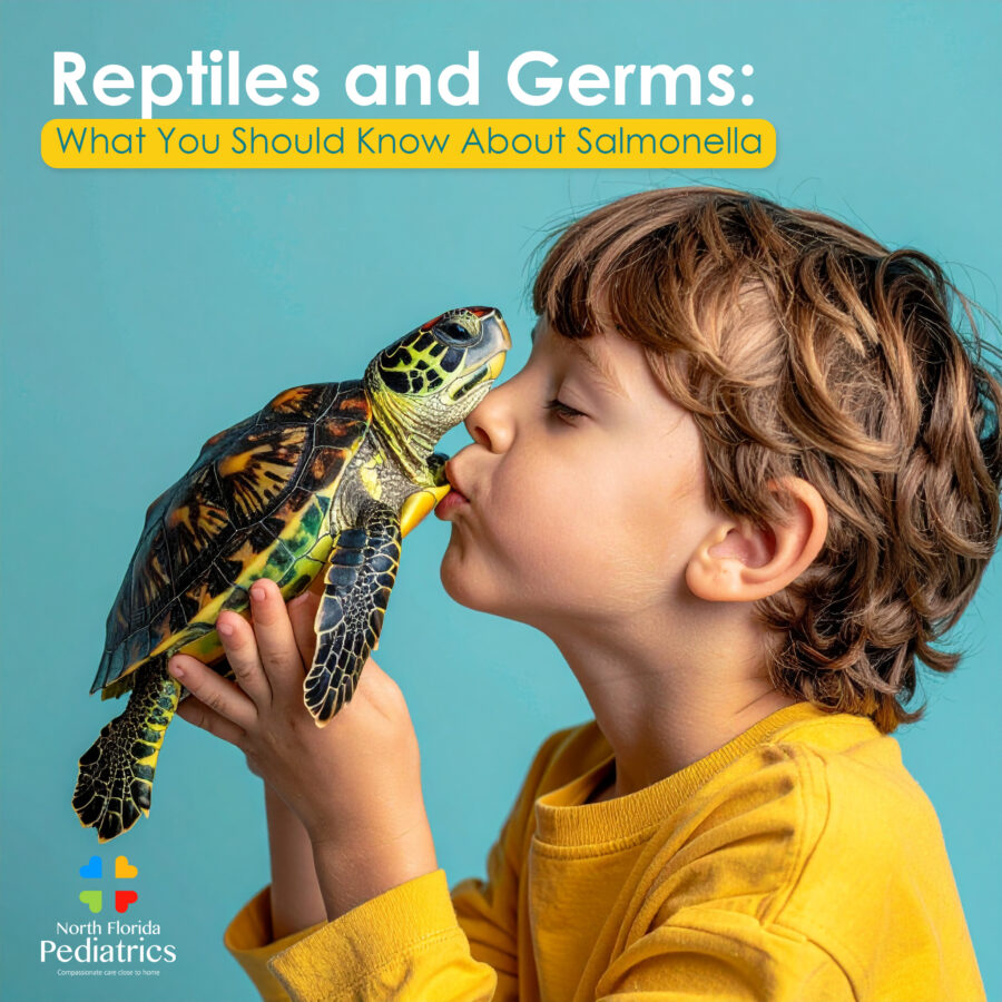 North Florida pediatrics Kid-kissing a Turttle-Reptile Exposure in Human Salmonellosis