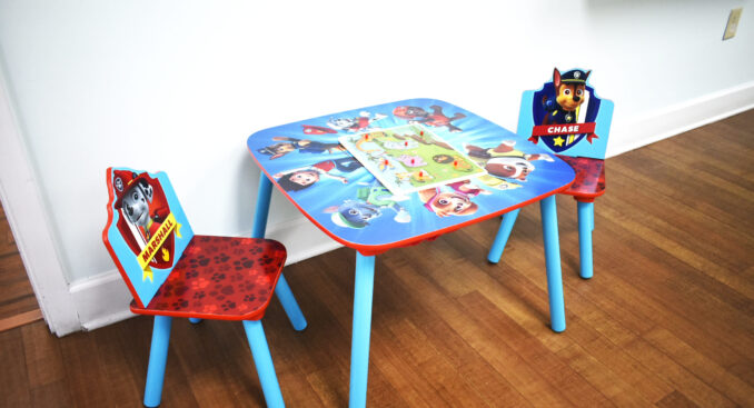 PAW patrol table