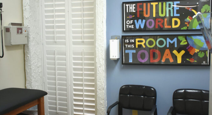 colorful wll decoration