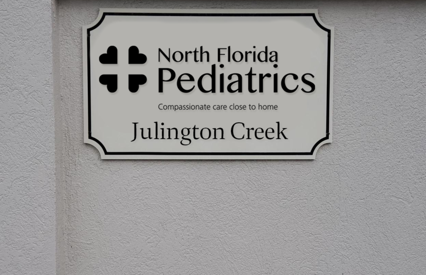 North Florida Pediatrics- Julington Creek Outside Sign